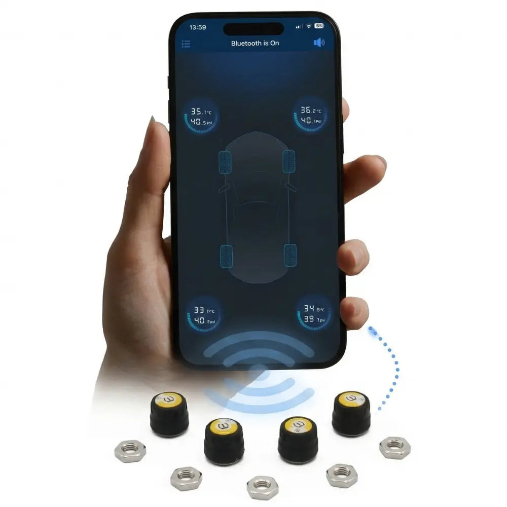 Tyre Pressure Monitoring System (TPMS) for Caravans, Trailers & 4WD - Safety Sam | Tyre Pressure Monitoring System