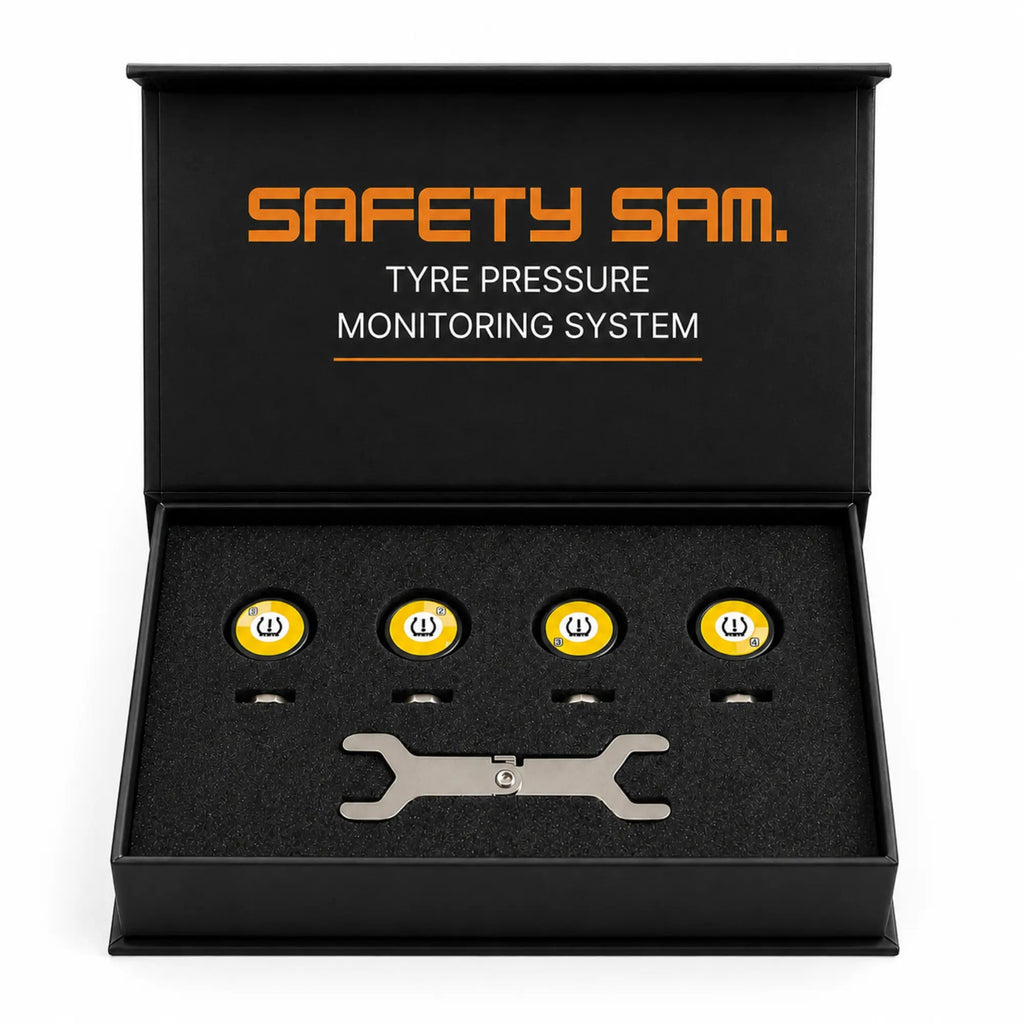 Tyre Pressure Monitoring System (TPMS) for Caravans, Trailers & 4WD - Safety Sam | Tyre Pressure Monitoring System