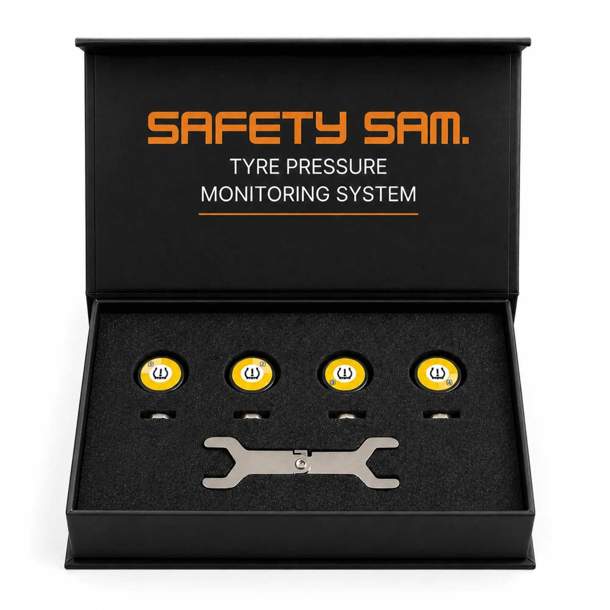 Tyre Pressure Monitoring System (TPMS) for Caravans, Trailers & 4WD - Safety Sam | Tyre Pressure Monitoring System